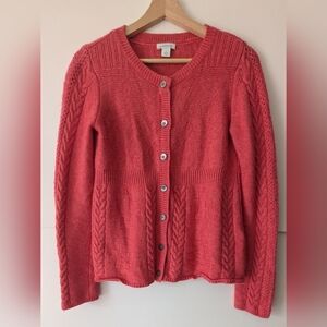 Sundance Alpaca & Wool Blend Villa Knit Cardigan Watermelon Pink